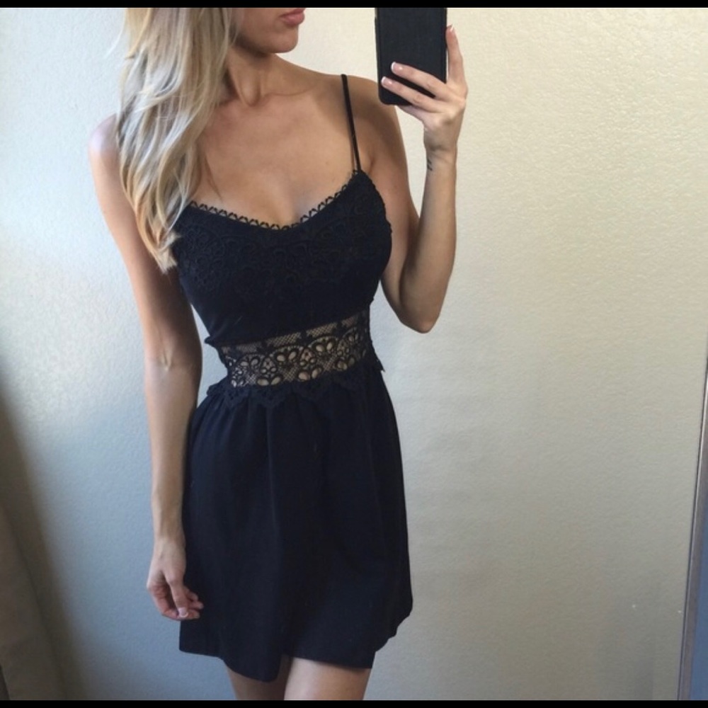 Topshop Black Dress